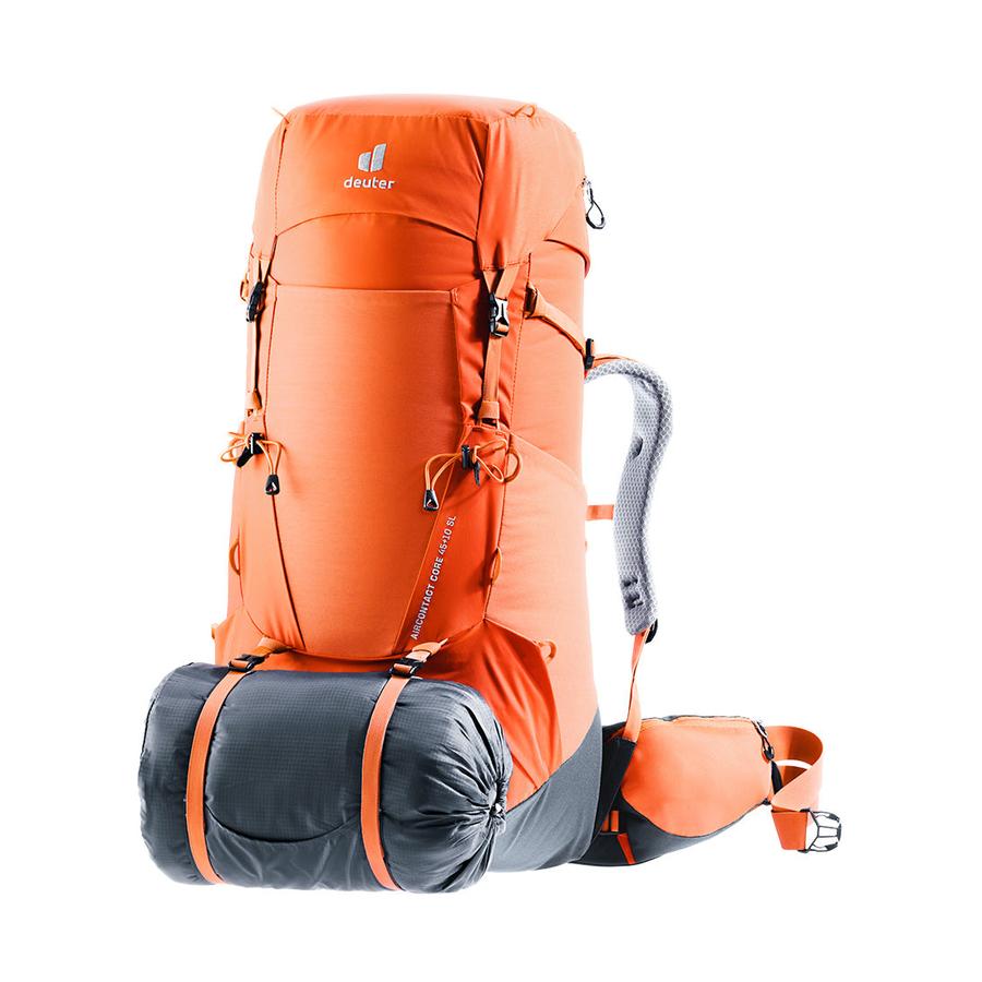 Deuter Aircontact Core 45+10SL Trekking Backpack Paprika-Graphite Paprika-Graphite