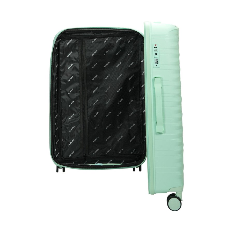 Nomad Discover 75cm Hardside Checked Suitcase Mint Mint