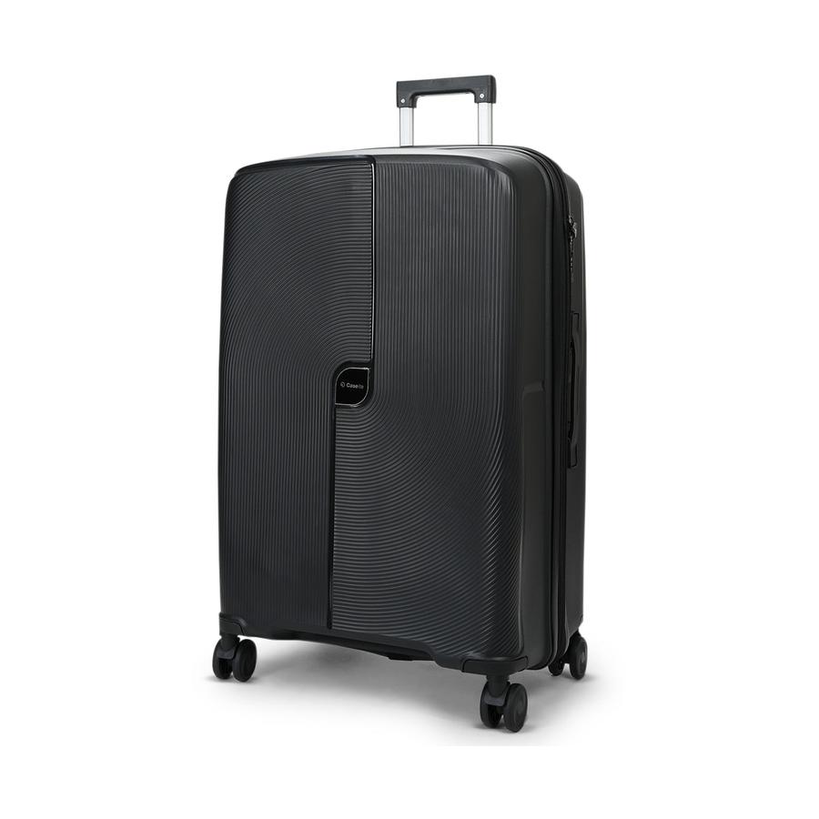 Caselite Aero 56cm & 75cm Hardside Luggage Set Black Black