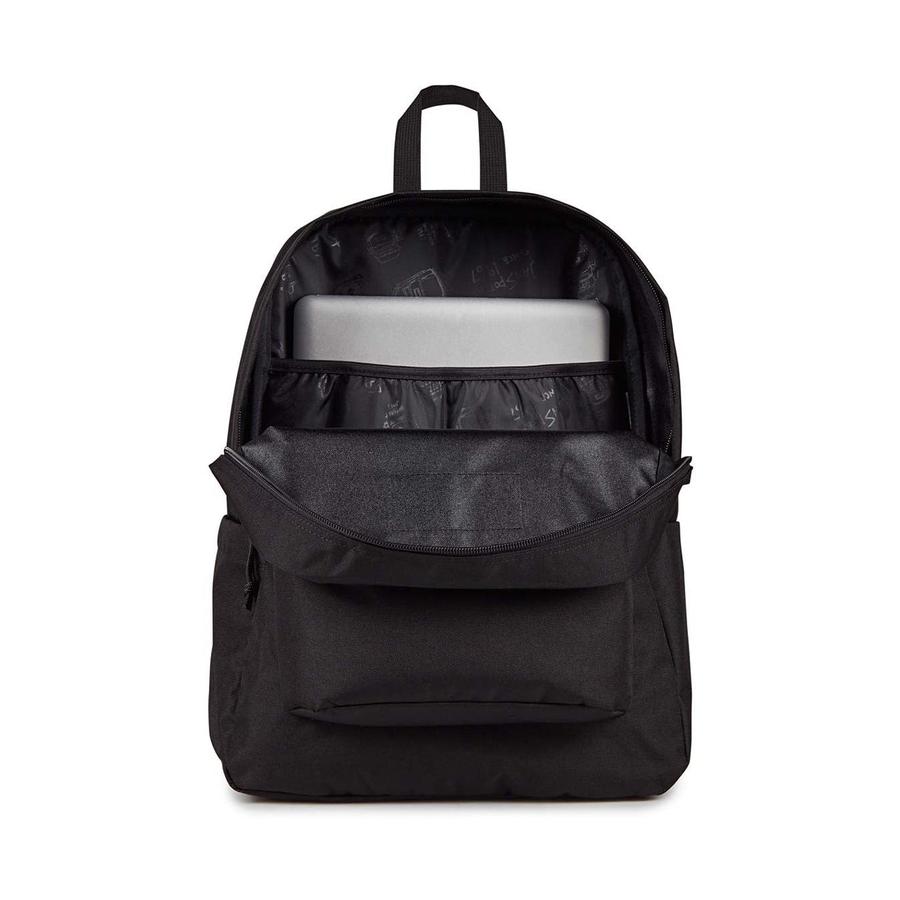 Jansport Superbreak Plus Backpack Monochrome Black Monochrome Black