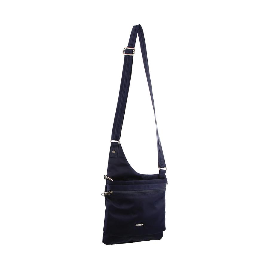 Pierre Cardin Munroe Anti-Theft Crossbody RFID Bag Navy Navy