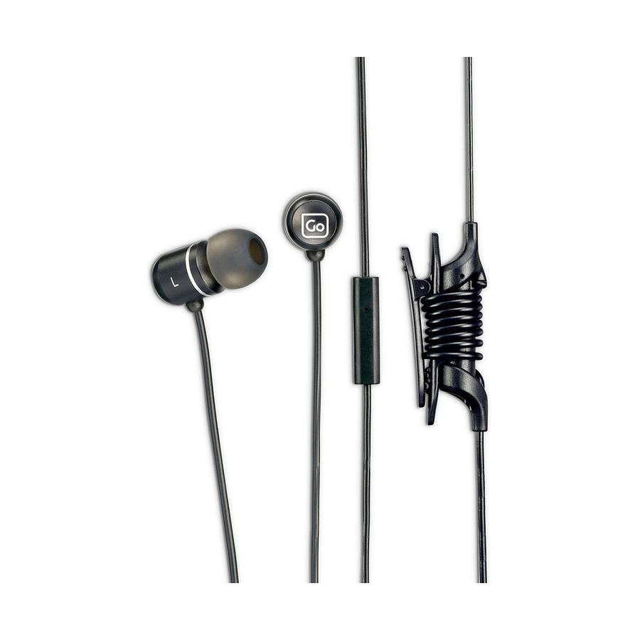 Go Travel Travel Mobile Control Earphones Black Black