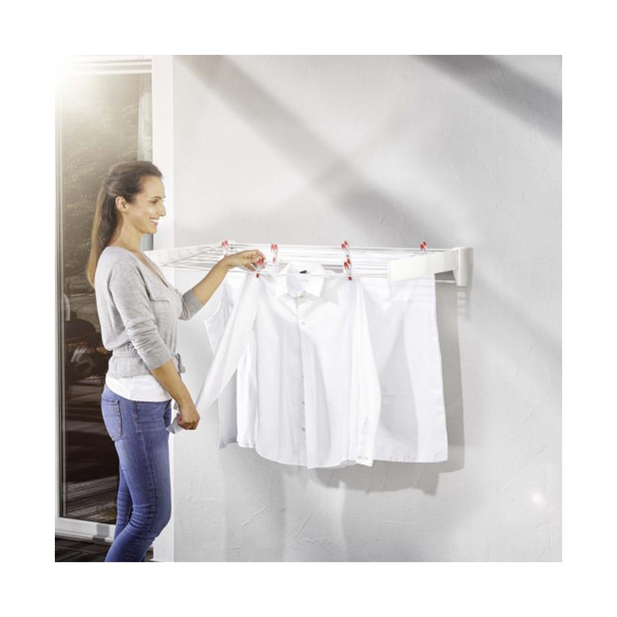 Leifheit Telegant 81 Protect Plus Wall Dryer White White