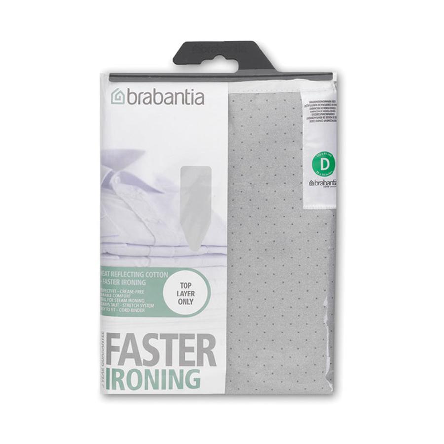 Brabantia Ironing Board Cover (Size D) Metalized Silver Silver