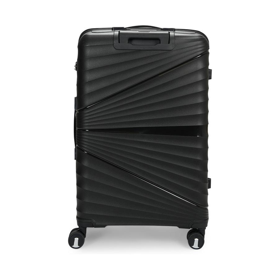 Nomad Aspire 75cm Hardside Checked Suitcase Black Black