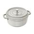 Staub 24cm (3.8L) Round Cocotte White Truffle
