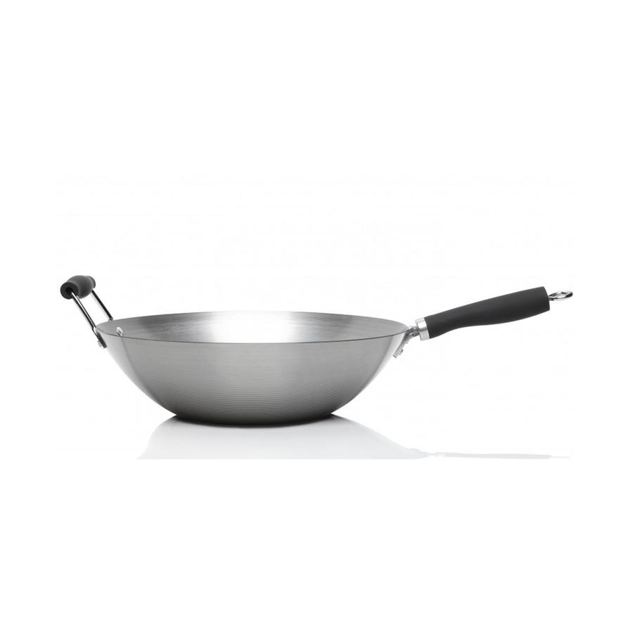 Stanley Rogers 35cm Carbon Steel Wok Steel Steel