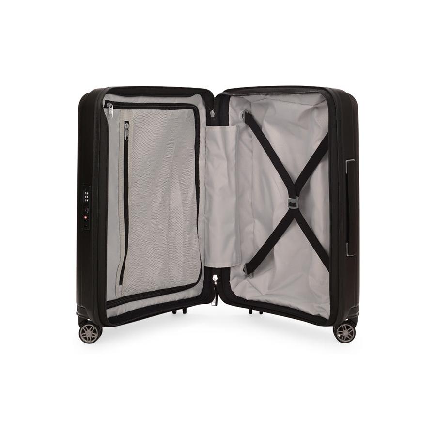 Samsonite Hi-Fi 55cm Hardside Carry-On Suitcase Black Black