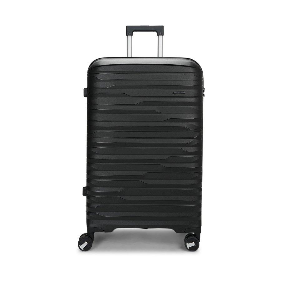 Nomad Discover 56cm, 65cm and 75cm Hardside Luggage Set Black Black