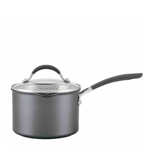 Circulon ScratchDefense A1 18cm Covered Saucepan Black