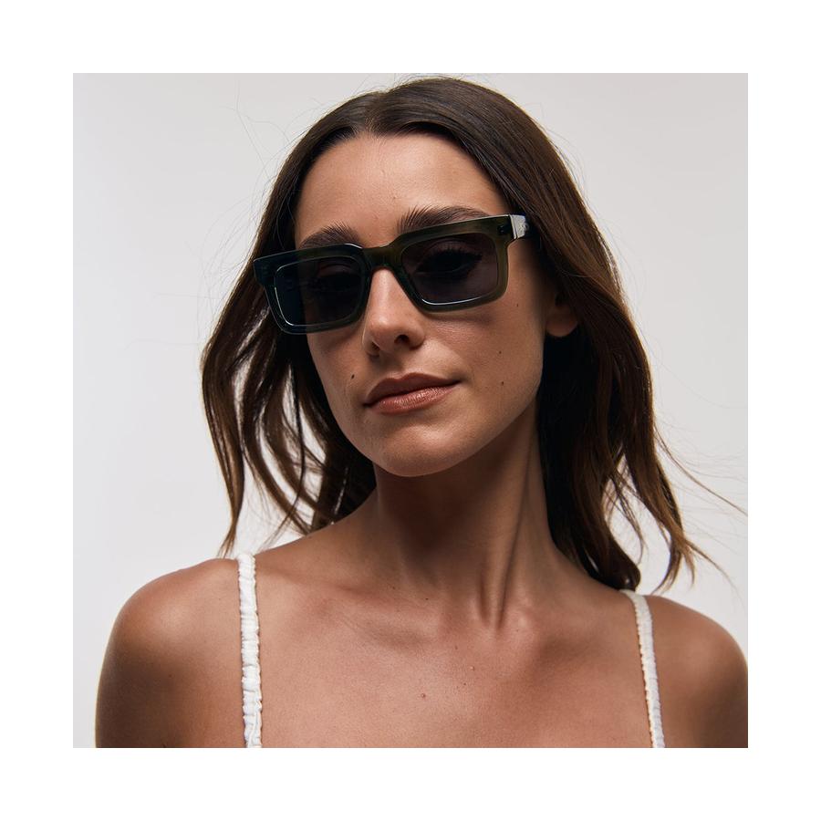 Rixx SoHo Sunglasses Crystal Green Crystal Green