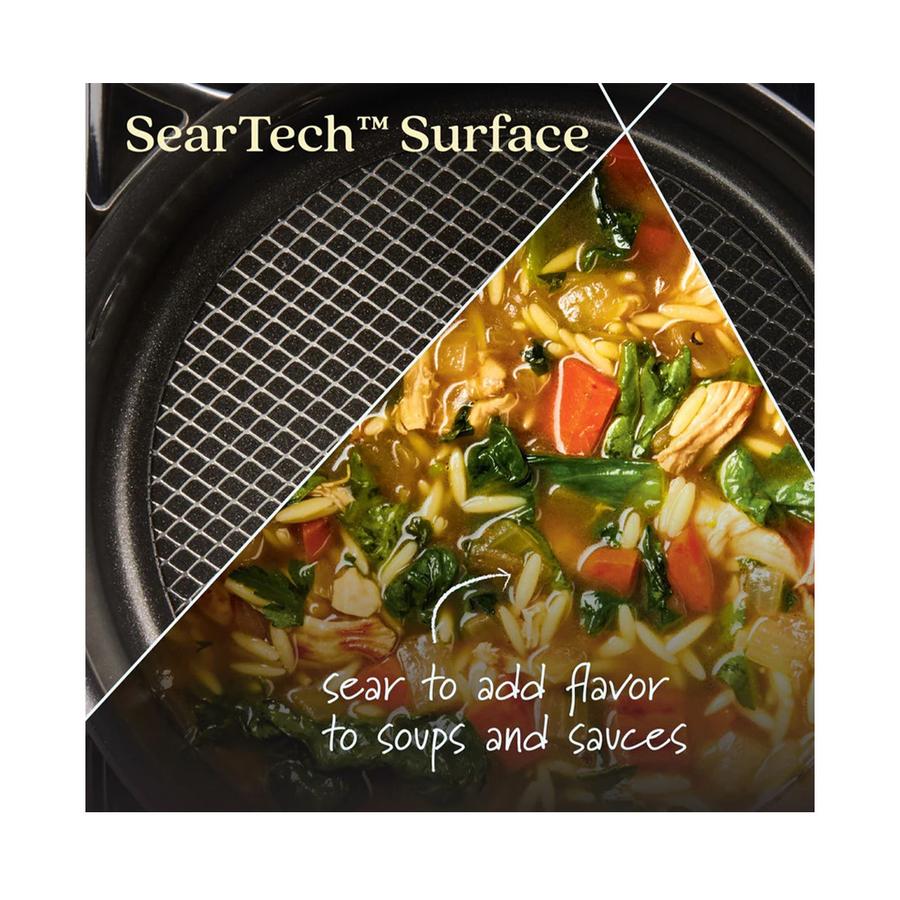 Anolon SearTech 18cm (2.8L) Covered Saucepan Black Black