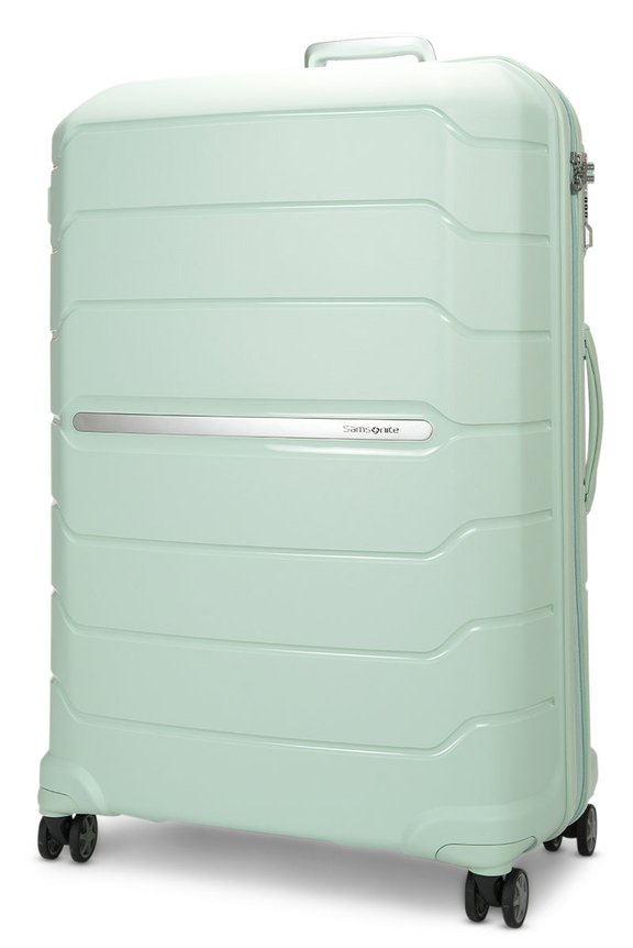 Samsonite Oc2lite 81cm Hardside Checked Suitcase Spearmint