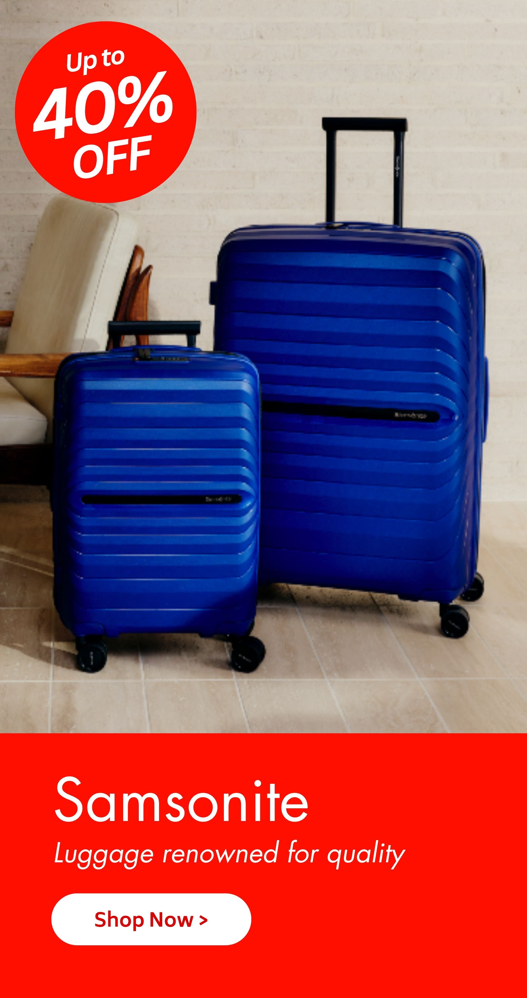 Samsonite | Up to 40% Off 