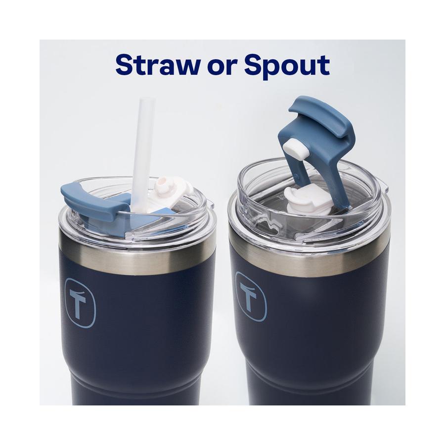 Tupperware Big T Thermal Straw Tumbler 630ml Nocturnal Sea Nocturnal Sea