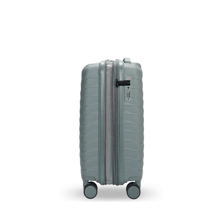 Caselite Expedition 56cm Hardside Carry-On Suitcase Grey Green Grey Green