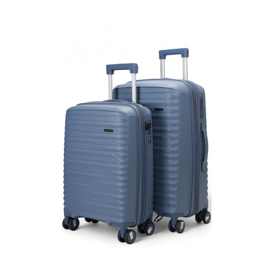 Nomad Discover 56cm & 65cm Hardside Luggage Set Navy Navy