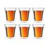 Bodum Canteen 200ml Double Wall Glasses (Set of 6) Transparent