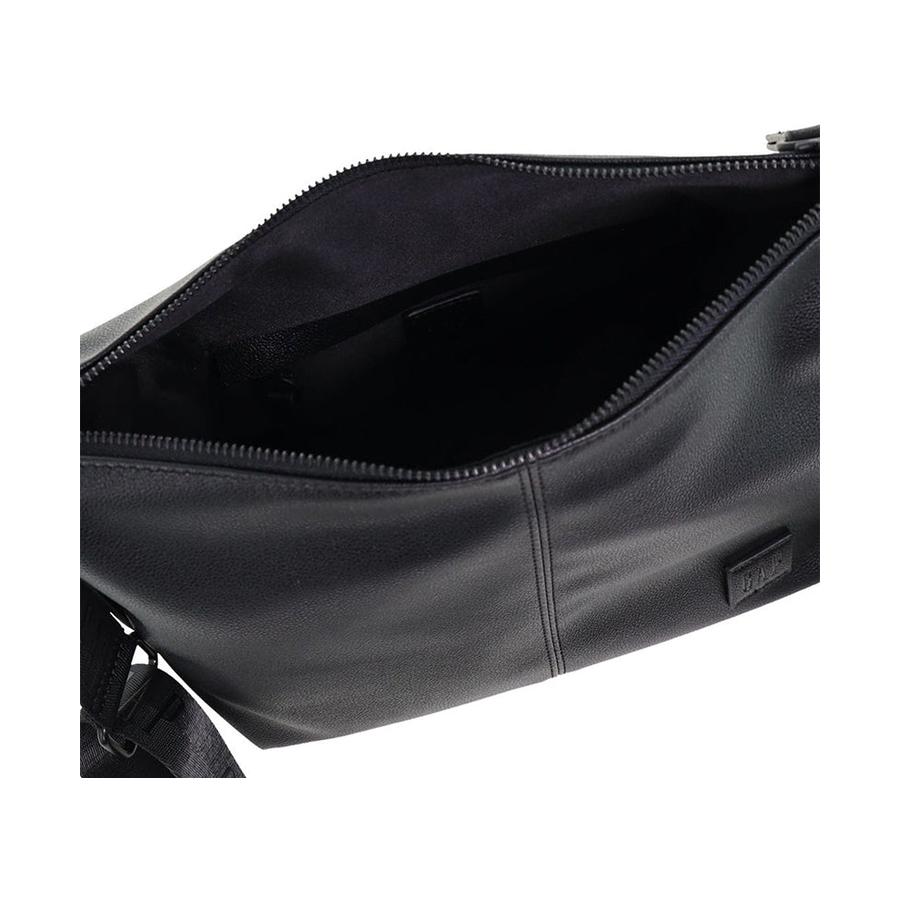 Gap Essenza Ladies Vegan Leather Rectangular Crossbody Bag Black Black