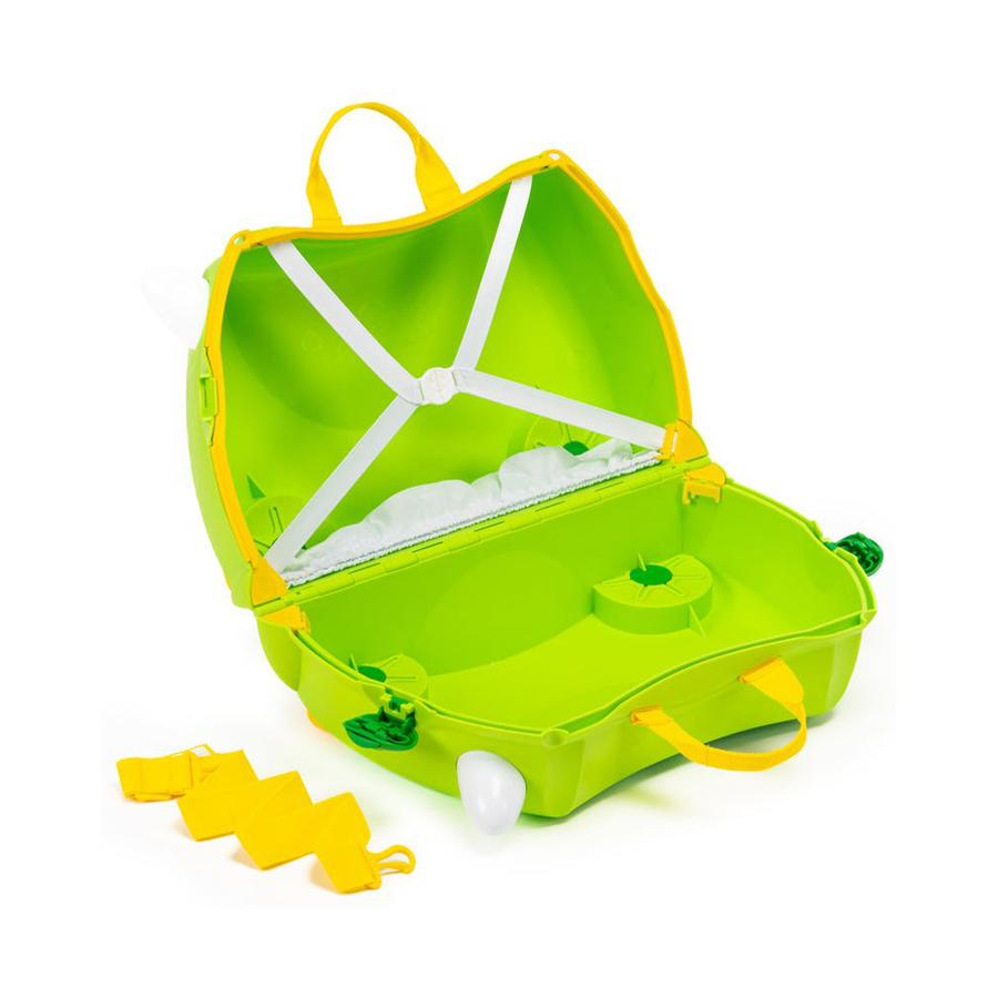 Trunki Dudley the Dinosaur Kids Suitcase Green Green