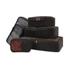 Explorer Rectangular & Square Packing Cubes 6 Pack Black