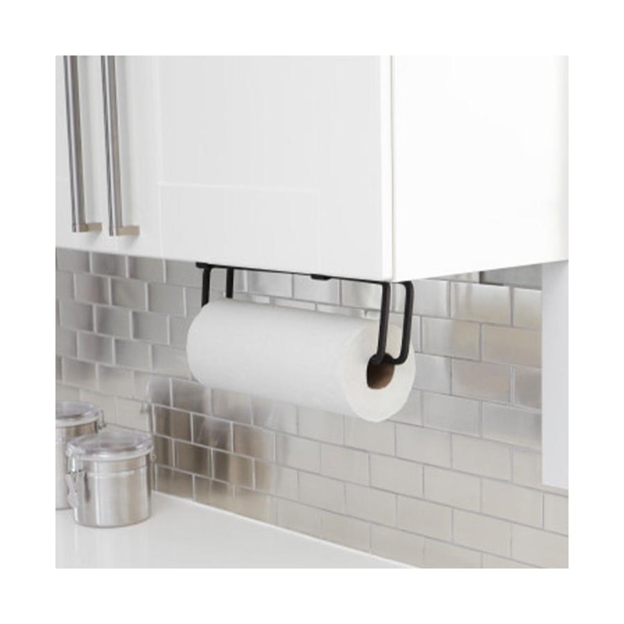 Umbra Squire Wall-Mounted Paper Towel Holder Black Black