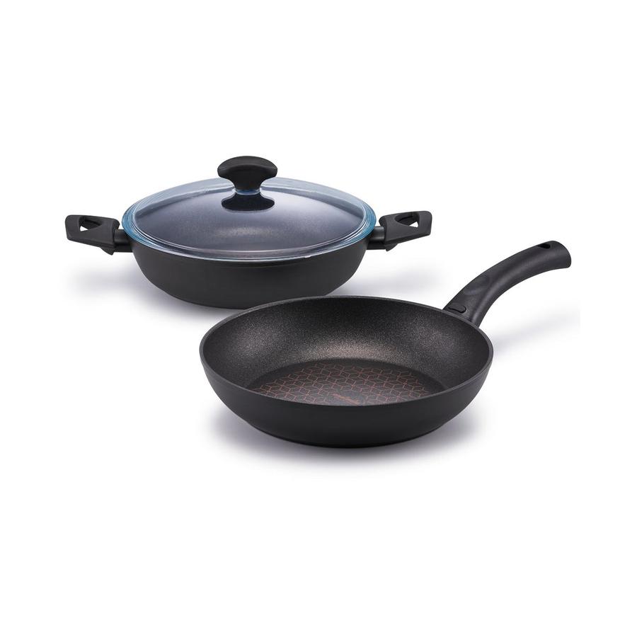 Essteele Per Salute 2 Piece Cookware Set Black Black