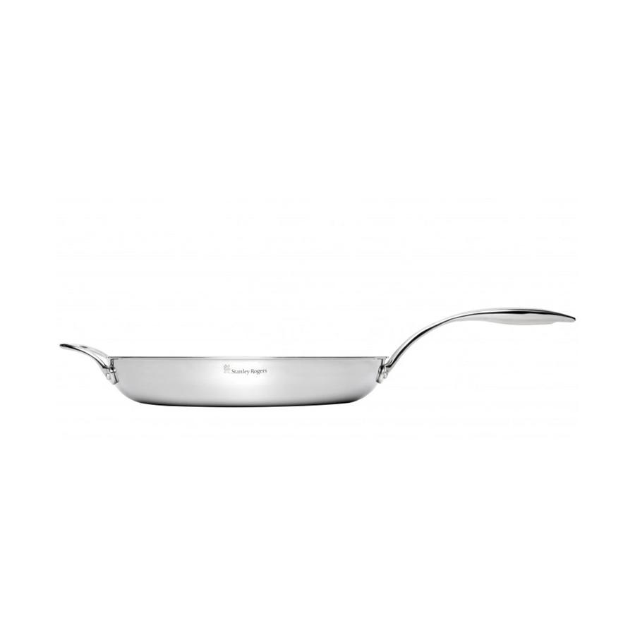 Stanley Rogers Matrix 32cm Non-Stick Frypan Stainless Steel Stainless Steel