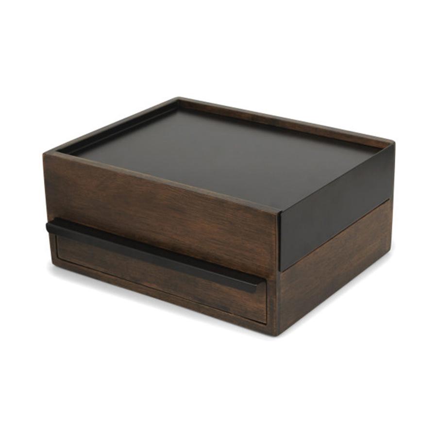 Umbra Stowit Jewellery Box Black/Walnut Black/Walnut