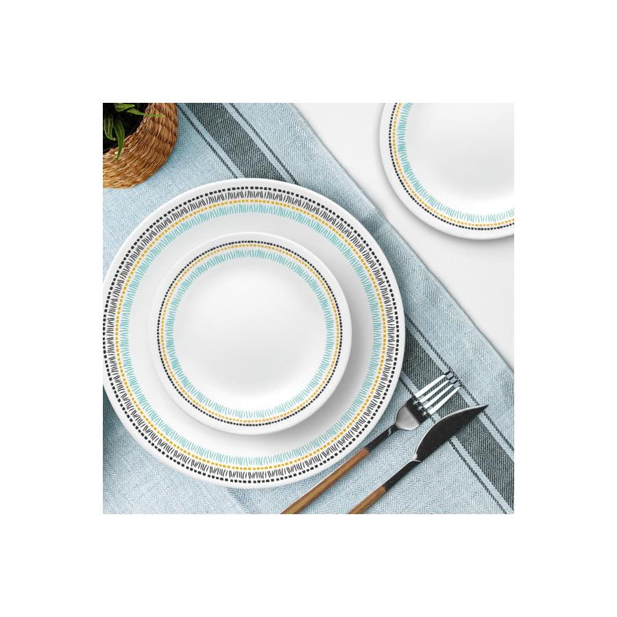 Corelle Paloma 12 Piece Dinner Set White White