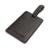 Explorer Leather Luggage Tag Black