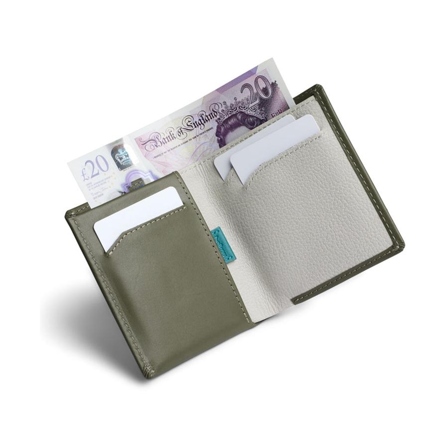 Bellroy RFID Note Sleeve Leather Wallet Willow Willow