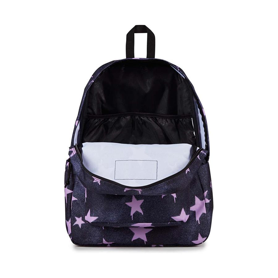Jansport Superbreak Plus Backpack Sprayed Stars Pastel Lilac Sprayed Stars Pastel Lilac