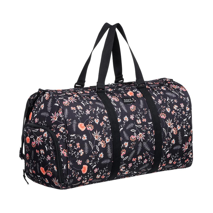 Roxy Pumpkin Spice Travel Bag Anthracite Kerala Border Anthracite Kerala Border