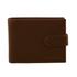 Pierre Cardin Oliver Men's Rustic Leather RFID Wallet Chestnut