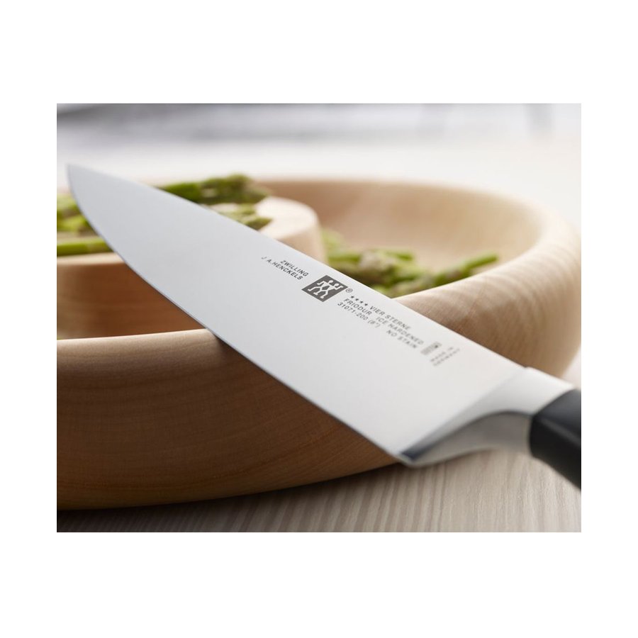 Zwilling Four Star 20cm Chef's Knife Black Black