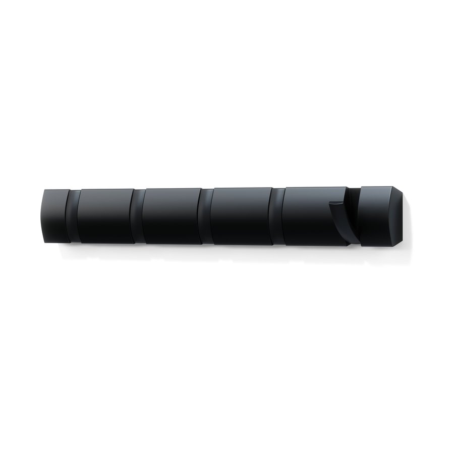 Umbra Flip 5 Wall Mounted Hook Black Black