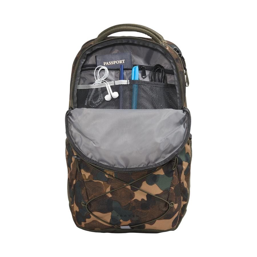The North Face Jester Backpack Utility Brown Camo Utility Brown Camo