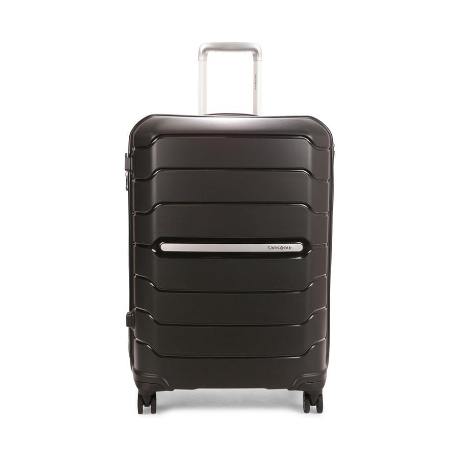 Samsonite Oc2lite 68cm Hardside Checked Suitcase Black Black