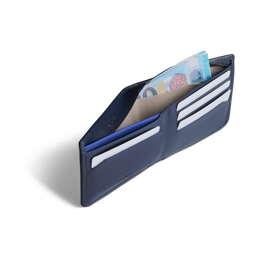 Bellroy RFID Hide & Seek HI Leather Wallet Navy Navy