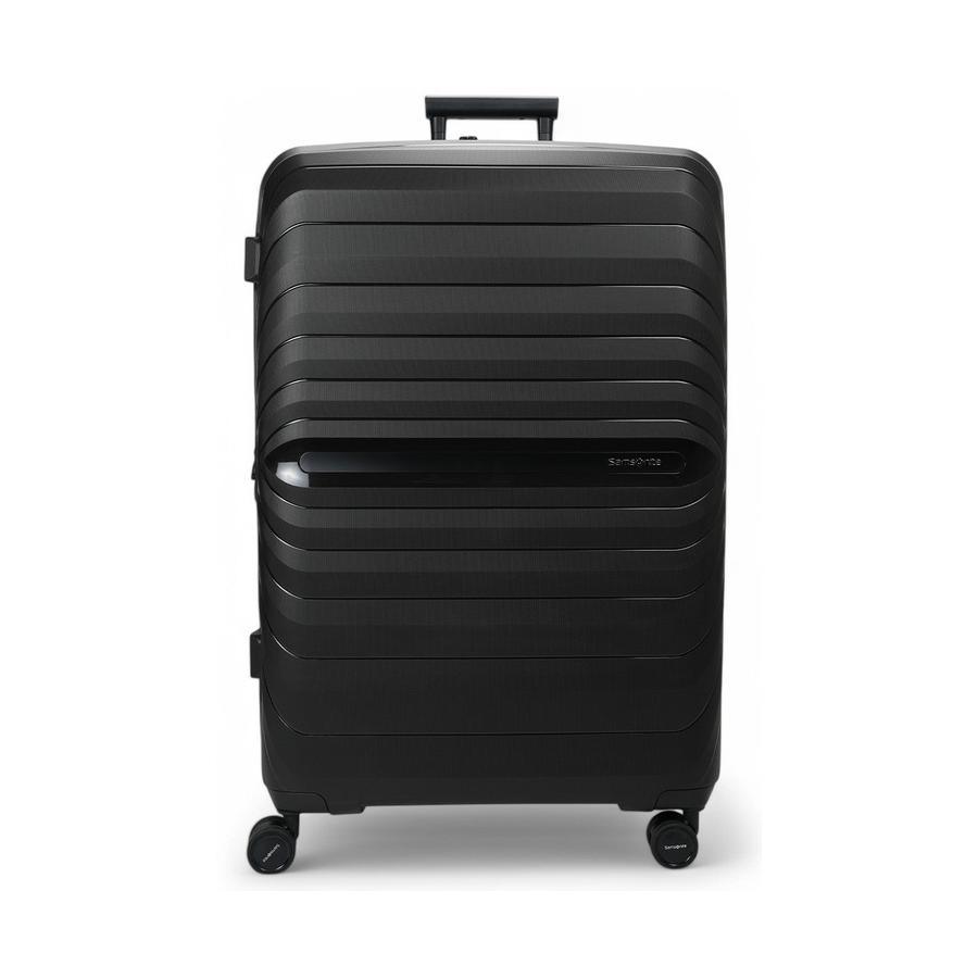 Samsonite Octolite Neo 81cm Hardside Checked Suitcase Black Black