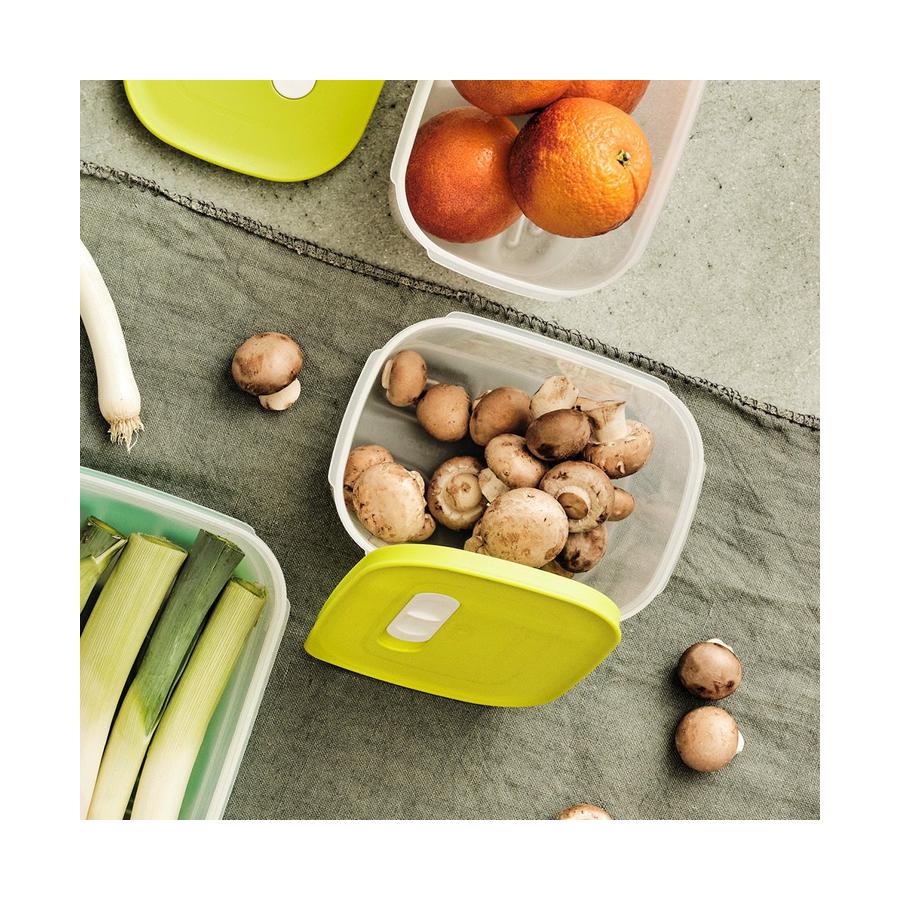 Tupperware VentSmart Rectangle Small Low 800ml Container Green Green
