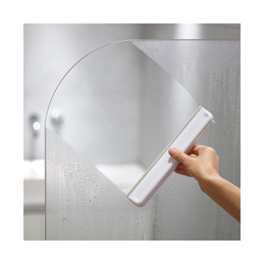 Joseph Joseph EasyStore Compact Shower Squeegee White White