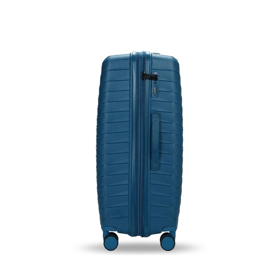Caselite Expedition 75cm Hardside Checked Suitcase Lake Blue Lake Blue