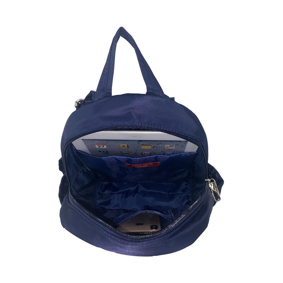 Pierre Cardin Mika Anti-Theft RFID Backpack Navy Navy