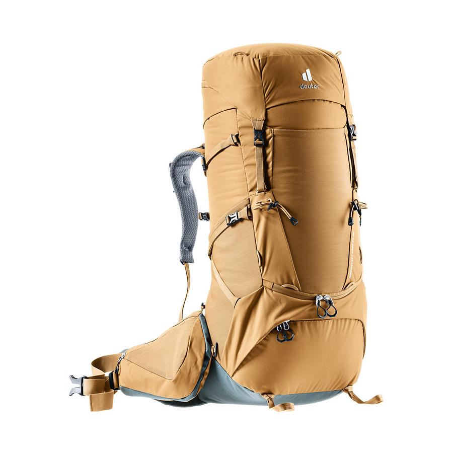 Deuter Aircontact Core 60+10 Trekking Backpack Almond-Teal Almond-Teal