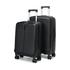 Caselite Venture 57cm & 66cm Top Open Hardside Luggage Set Black