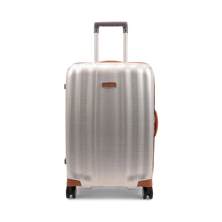 Samsonite Lite-Cube DLX 68cm CURV Spinner Suitcase Aluminium Aluminium