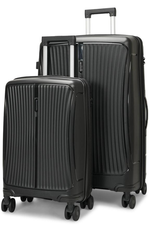 Caselite Quest 56cm & 75cm Hardside Luggage Set Black