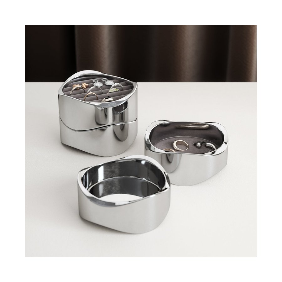 Umbra Wavy Jewellery Organiser Chrome Chrome